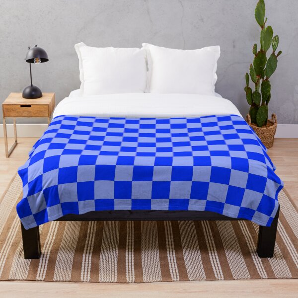 Item preview, Checkers - Blue designed and sold by WolfBunnyWorks.