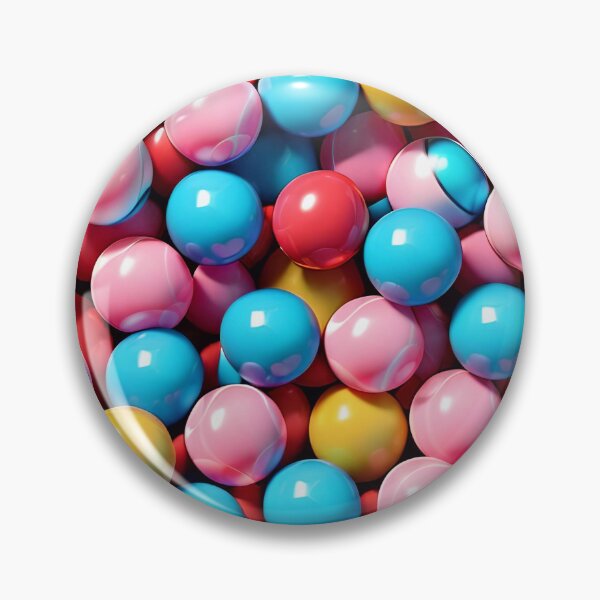 Artikelvorschau, Colorful Bubblegum Balls Pattern entworfen und verkauft von TheArtOfPat.