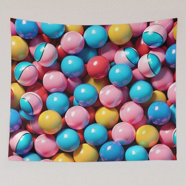 Item preview, Colorful Bubblegum Balls Pattern designed and sold by TheArtOfPat.