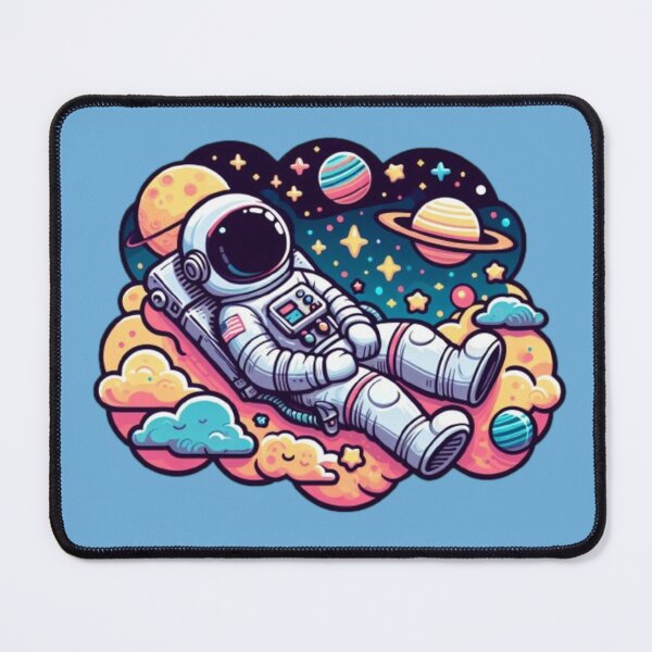 Item preview, Dreaming of Space: A Pop Art Aesthetic Astronaut designed and sold by StickerStudio27.