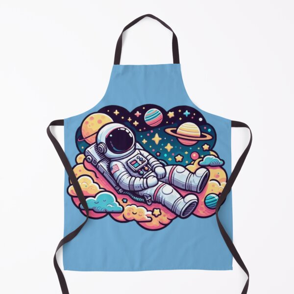 Item preview, Dreaming of Space: A Pop Art Aesthetic Astronaut designed and sold by StickerStudio27.