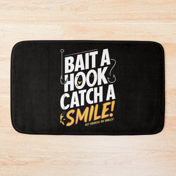 Item preview, Bait a Hook, Catch a Smile! designed and sold by HOMEDESIGNPRINT.