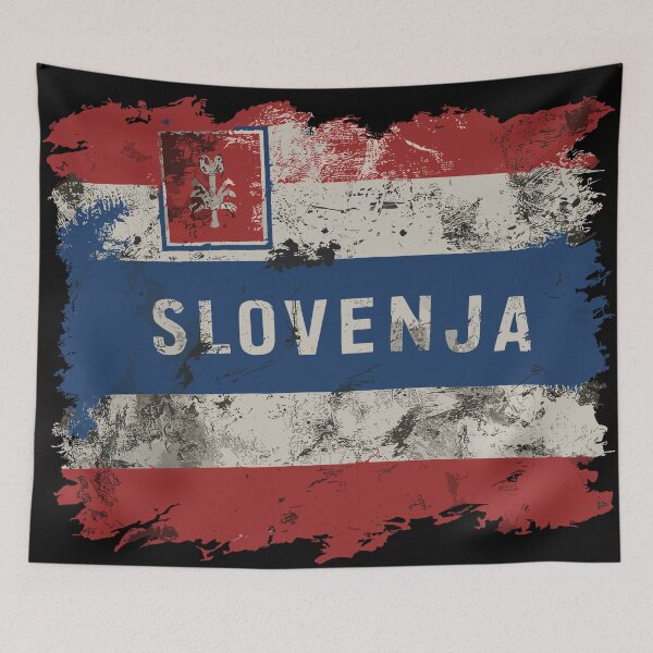 Item preview, Slovenija - Vintage Slovenija Flag designed and sold by JessArty ⭐⭐⭐⭐⭐.