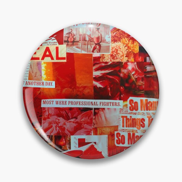 Item preview, Red Aesthetic Collage designed and sold by CherryCatDraws.