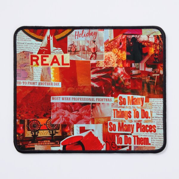 Item preview, Red Aesthetic Collage designed and sold by CherryCatDraws.