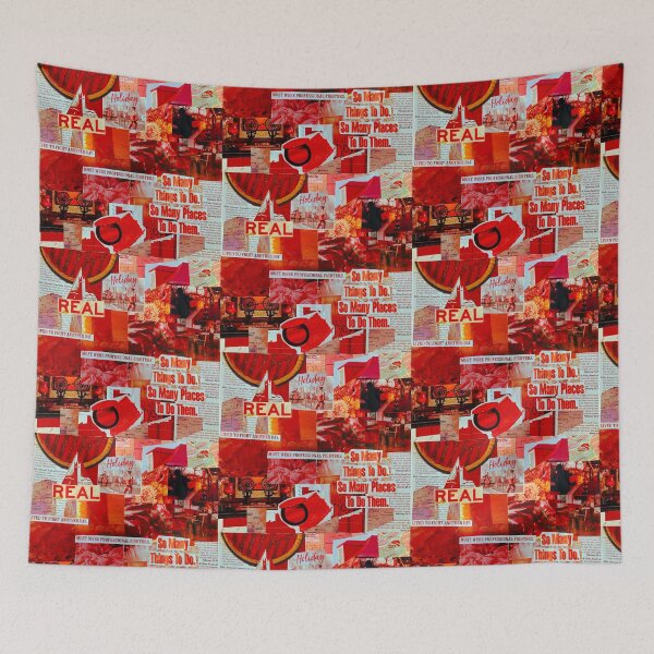 Item preview, Red Aesthetic Collage designed and sold by CherryCatDraws.