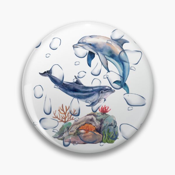 Item preview, Marine Dance: Encounter with Dolphins designed and sold by JosieCreativeC.