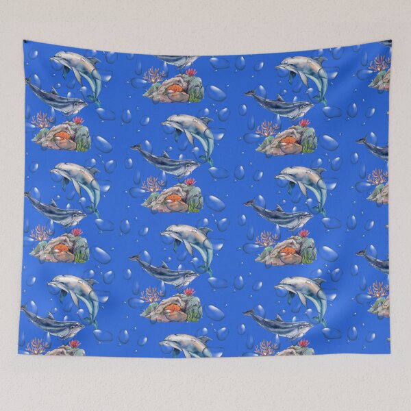 Item preview, Marine Dance: Encounter with Dolphins designed and sold by JosieCreativeC.