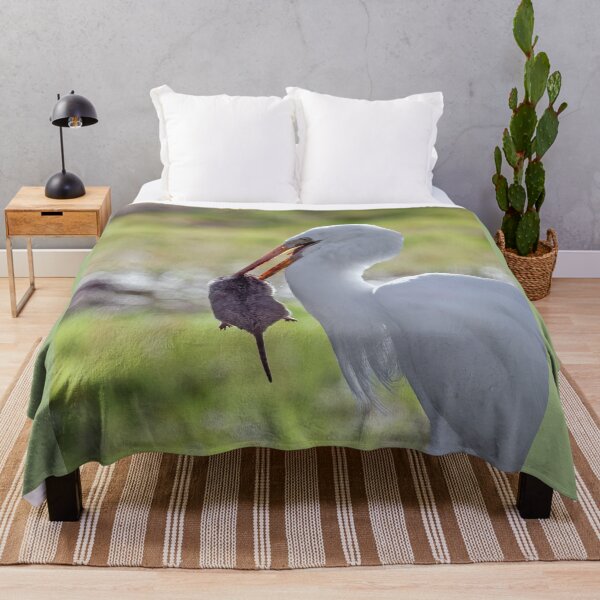 Item preview, Egret With Catch of the Day designed and sold by CarolM.