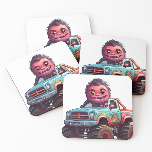 Item preview, Little monster in monstertruck designed and sold by david stigler.