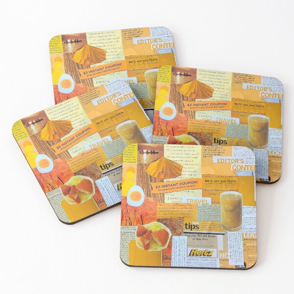 Item preview, Yellow Aesthetic Collage designed and sold by CherryCatDraws.