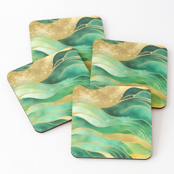 Item preview, Mediterranean Green and Sunful Golden designed and sold by CalmnessbyChoice.