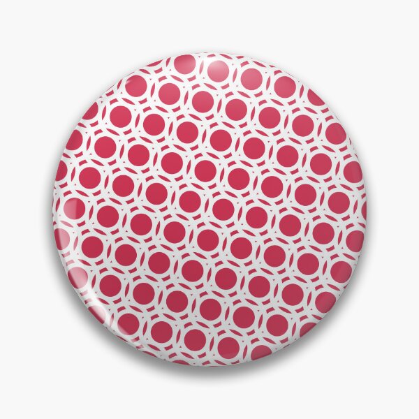 Item preview, Pinkish Red Bordered Circles Polka Dots Icon Framework designed and sold by Alchemy-A-La-G.