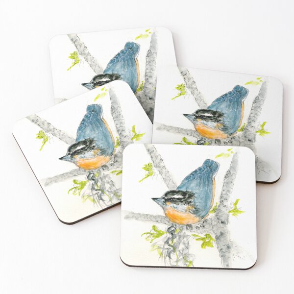 Item preview, Red Breasted Nuthatch designed and sold by Barbara E Wyeth.