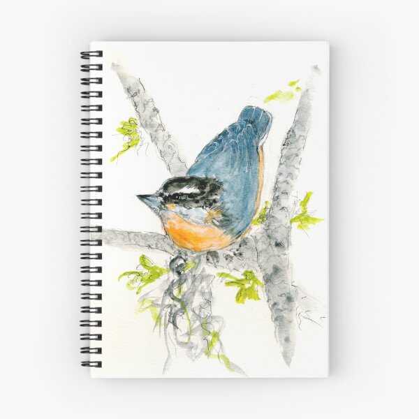 Item preview, Red Breasted Nuthatch designed and sold by Barbara E Wyeth.