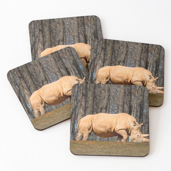Item preview, Grazing Giant: A White Rhino in the African Savanna designed and sold by Vsaditya2020.