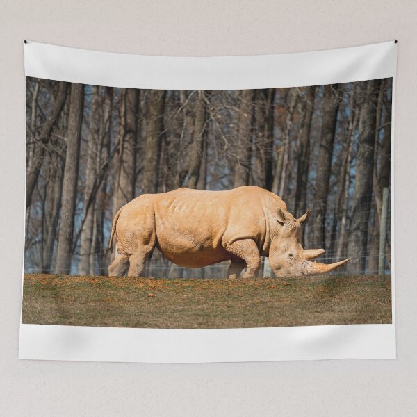 Item preview, Grazing Giant: A White Rhino in the African Savanna designed and sold by Vsaditya2020.