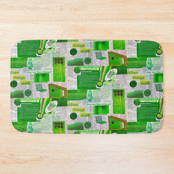 Item preview, Green Aesthetic Collage designed and sold by CherryCatDraws.