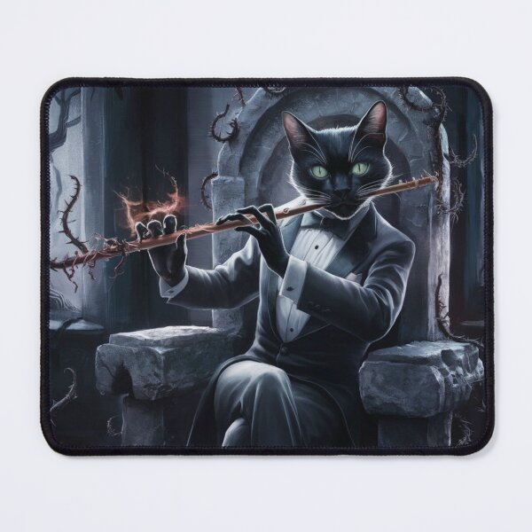 Item preview, "CAT FLUTE". Black Cat Lovers designed and sold by Obinne.