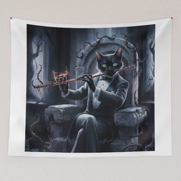Item preview, "CAT FLUTE". Black Cat Lovers  designed and sold by Obinne.