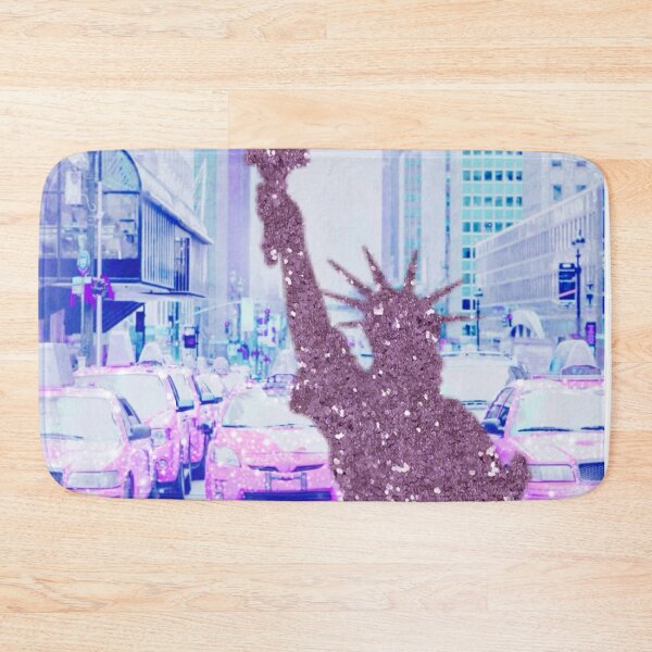 Item preview, I love New York (pink glitter edition) designed and sold by asanaworld.