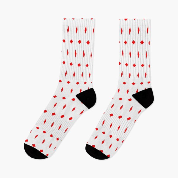 Item preview, Red & White Playing Cards Diamonds Art Deco Framework designed and sold by Alchemy-A-La-G.