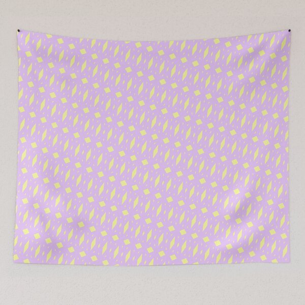 Item preview, Yellow & Purple Playing Cards Diamonds Art Deco Framework designed and sold by Alchemy-A-La-G.