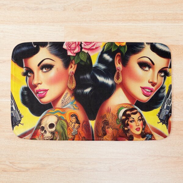Item preview, Tattoo Pin-ups designed and sold by PulpVintage.