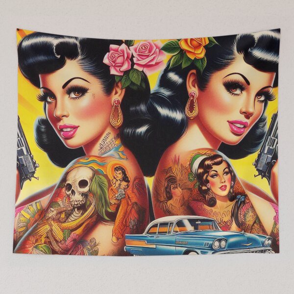 Item preview, Tattoo Pin-ups designed and sold by PulpVintage.