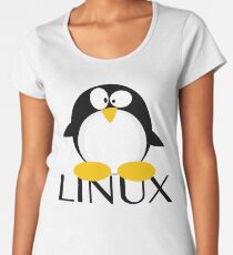 Linux Penguin Women's Premium T-Shirt