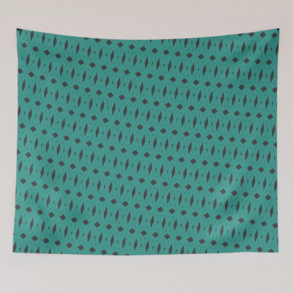 Item preview, Grey & Teal Playing Cards Diamonds Art Deco Framework designed and sold by Alchemy-A-La-G.