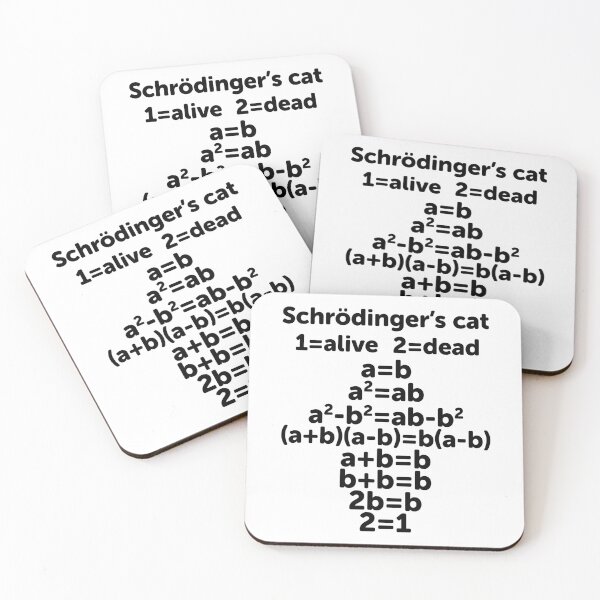 Item preview, Schrödinger's Cat designed and sold by ScienceCorner.