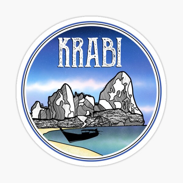 Item preview, Krabi Beach Thailand designed and sold by ekpatterns.