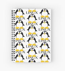 Linux Penguin Spiral Notebook
