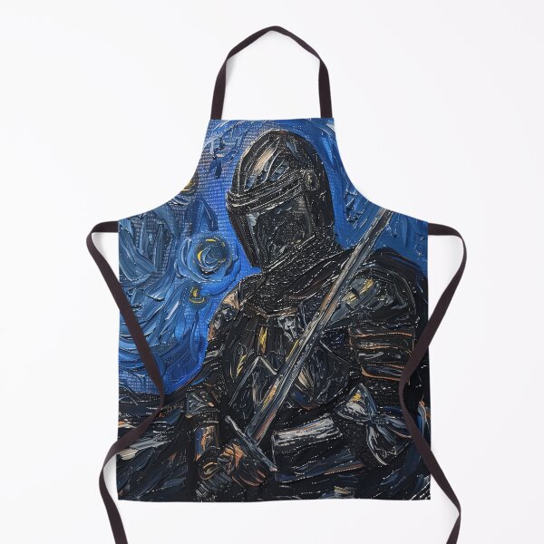 Item preview, Black knight | Painting in the style of Vincent van Gogh designed and sold by ComicsFactory.