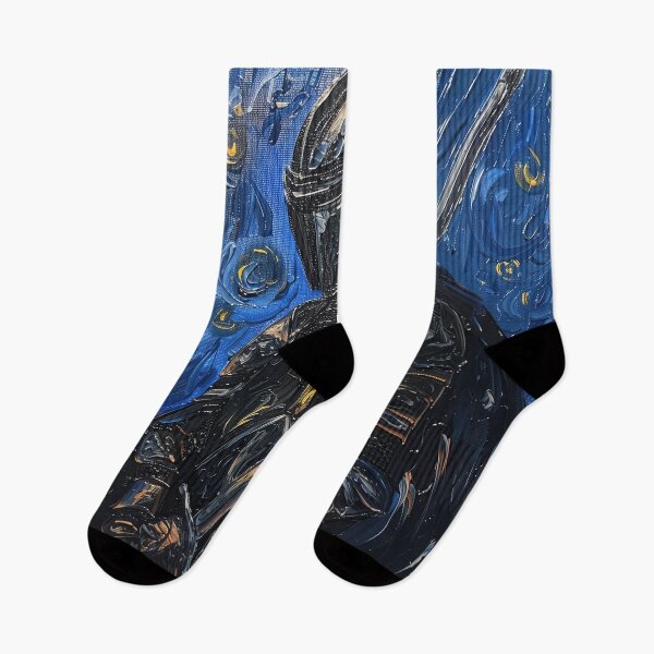 Item preview, Black knight | Painting in the style of Vincent van Gogh designed and sold by ComicsFactory.