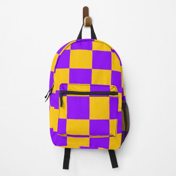Item preview, Checkers - Purple and Yellow designed and sold by WolfBunnyWorks.