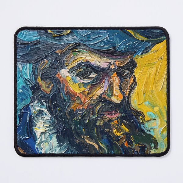 Item preview, Blackbeard | Painting in the style of Vincent van Gogh designed and sold by ComicsFactory.