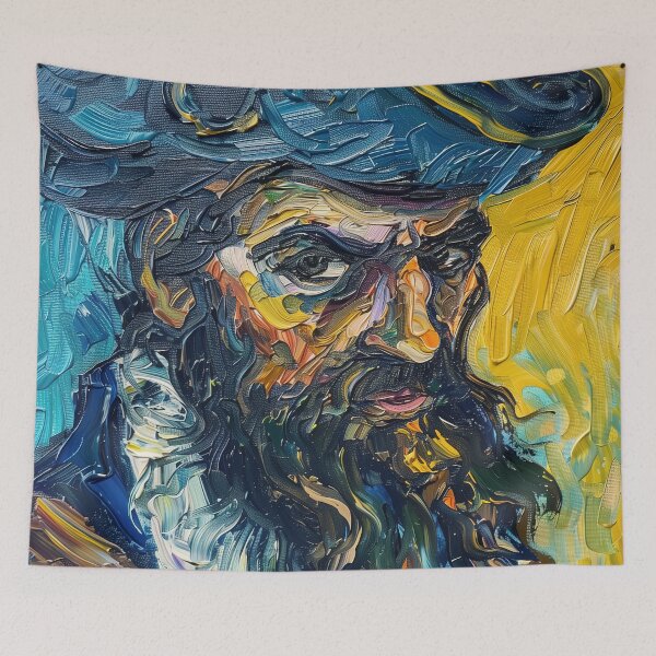 Item preview, Blackbeard | Painting in the style of Vincent van Gogh designed and sold by ComicsFactory.