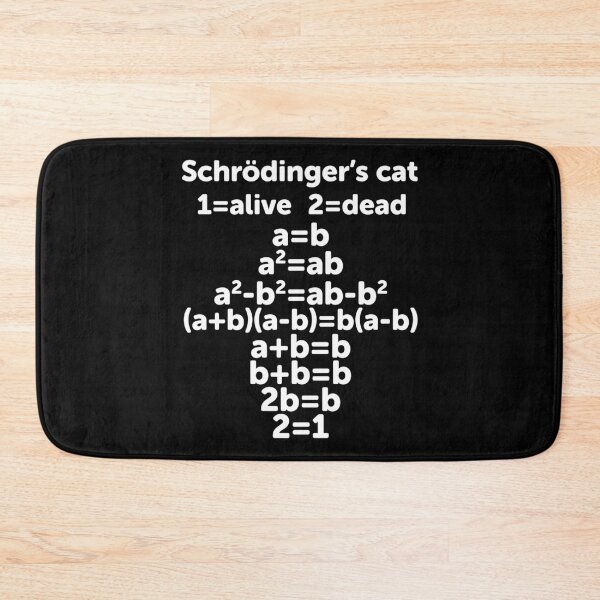 Item preview, Schrödinger's Cat designed and sold by ScienceCorner.
