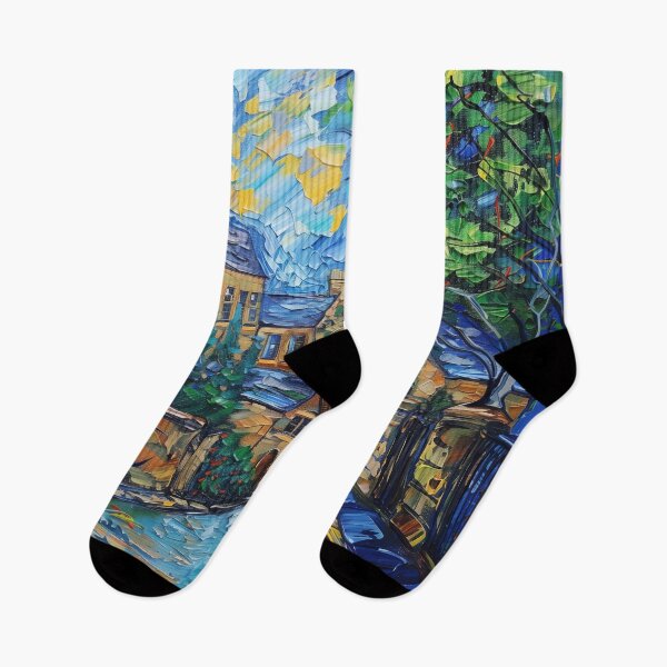 Item preview, Blackburn | Painting in the style of Vincent van Gogh designed and sold by ComicsFactory.