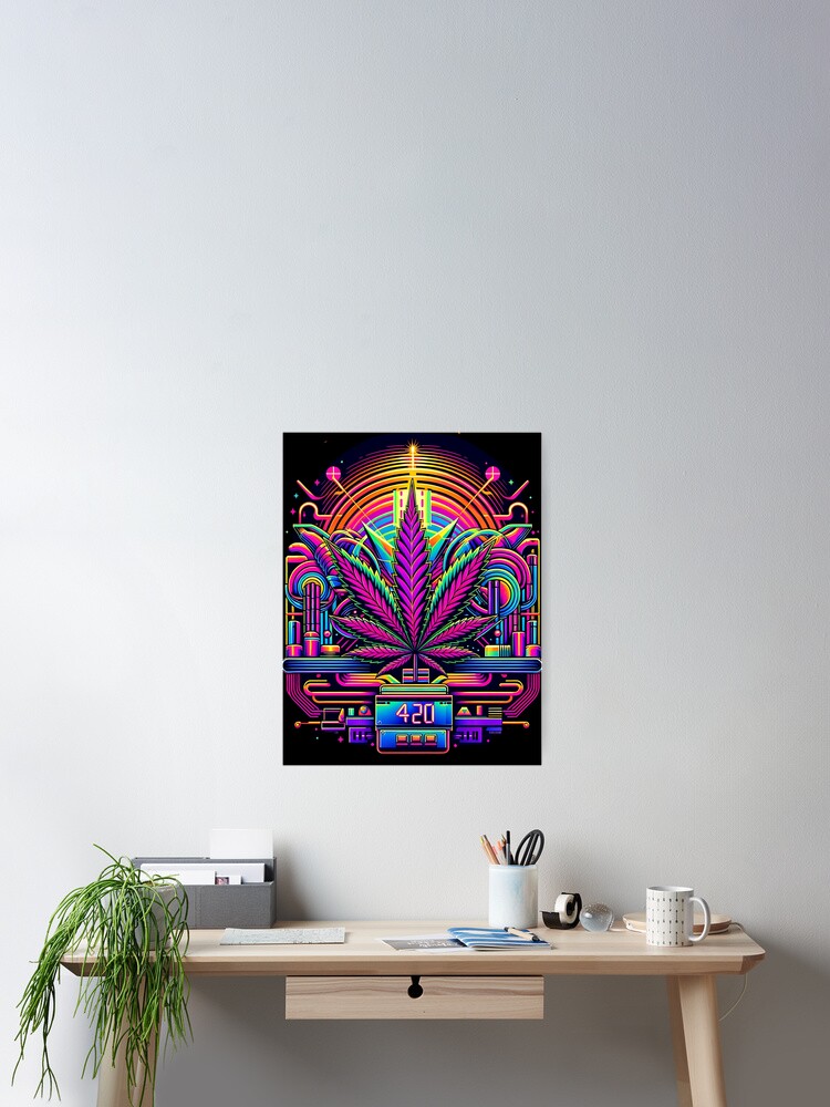 アート・デザイン・音楽 CANNABIS HIGH Marijuana TAPESTRY, Cannabis Art, Visionary Art, Psychedelic Art