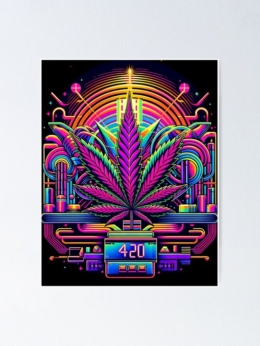 アート・デザイン・音楽 CANNABIS HIGH fposter,x_small,wall_texture,