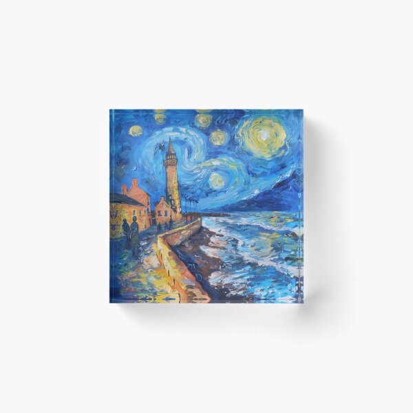 Item preview, Blackpool | Painting in the style of Vincent van Gogh designed and sold by ComicsFactory.