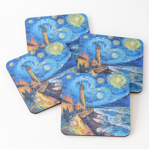 Item preview, Blackpool | Painting in the style of Vincent van Gogh designed and sold by ComicsFactory.