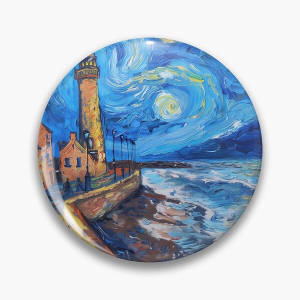 Item preview, Blackpool | Painting in the style of Vincent van Gogh designed and sold by ComicsFactory.
