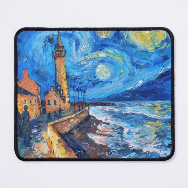 Item preview, Blackpool | Painting in the style of Vincent van Gogh designed and sold by ComicsFactory.