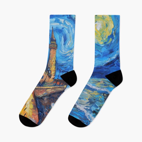 Item preview, Blackpool | Painting in the style of Vincent van Gogh designed and sold by ComicsFactory.