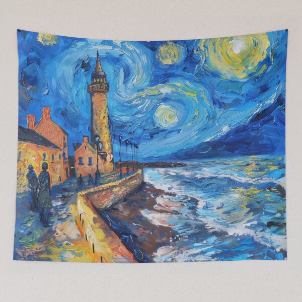 Item preview, Blackpool | Painting in the style of Vincent van Gogh designed and sold by ComicsFactory.