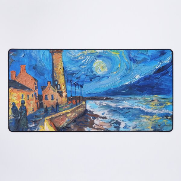 Item preview, Blackpool | Painting in the style of Vincent van Gogh designed and sold by ComicsFactory.
